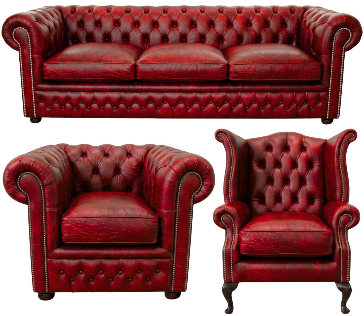 The Kensington Chesterfield 3 Piece Suite