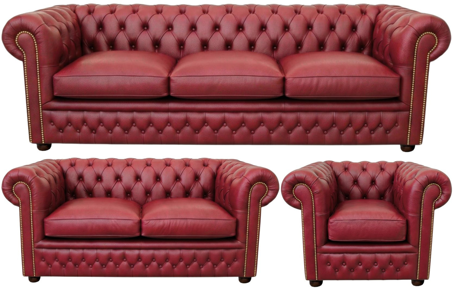 The Kensington Chesterfield 3 Piece Suite