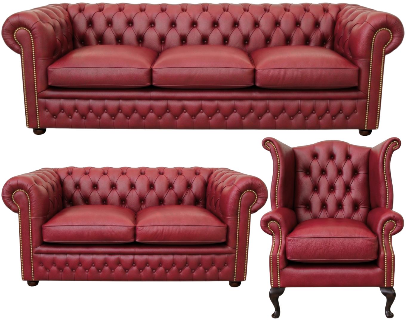 The Kensington Chesterfield 3 Piece Suite