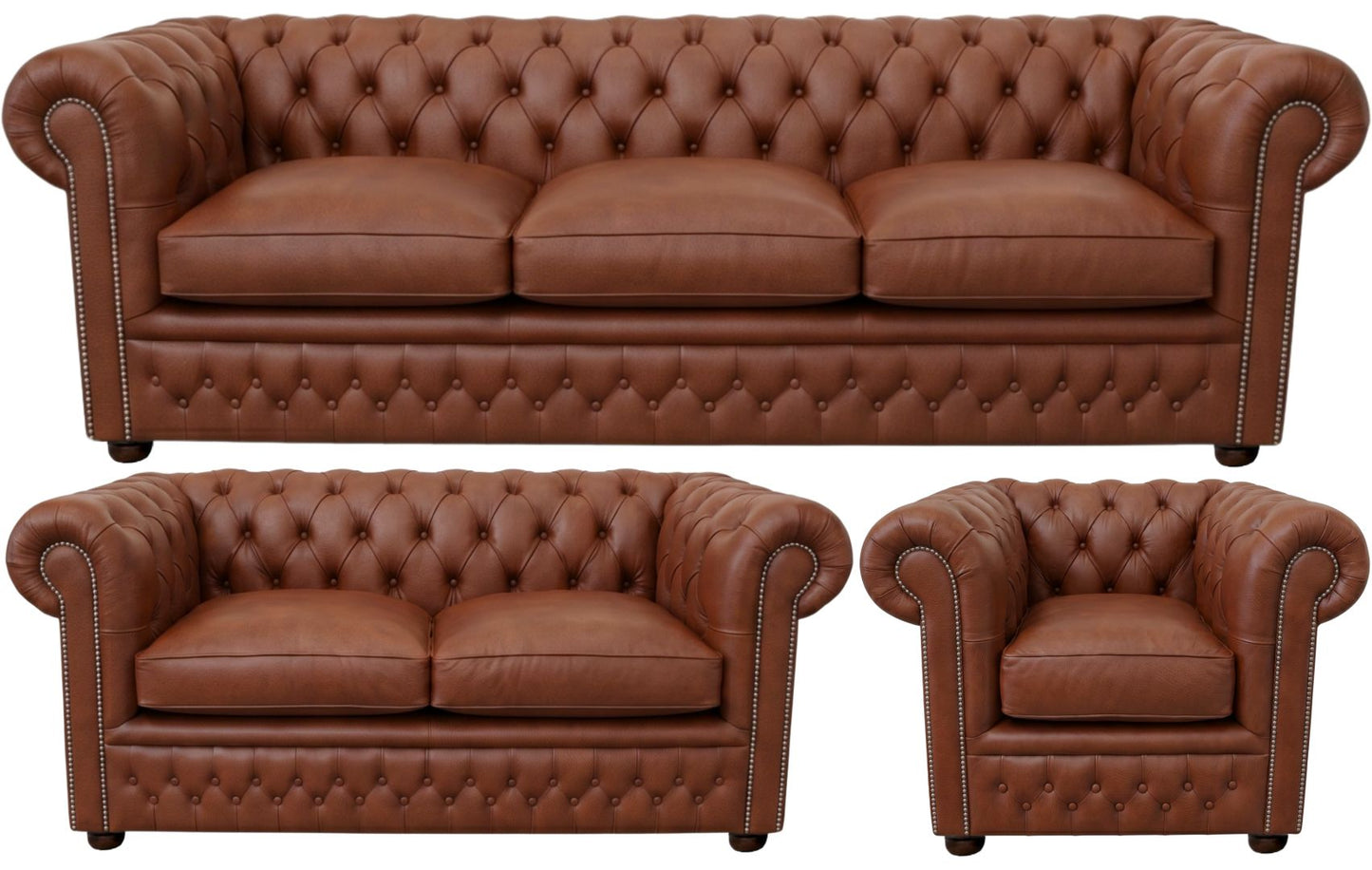 The Kensington Chesterfield 3 Piece Suite