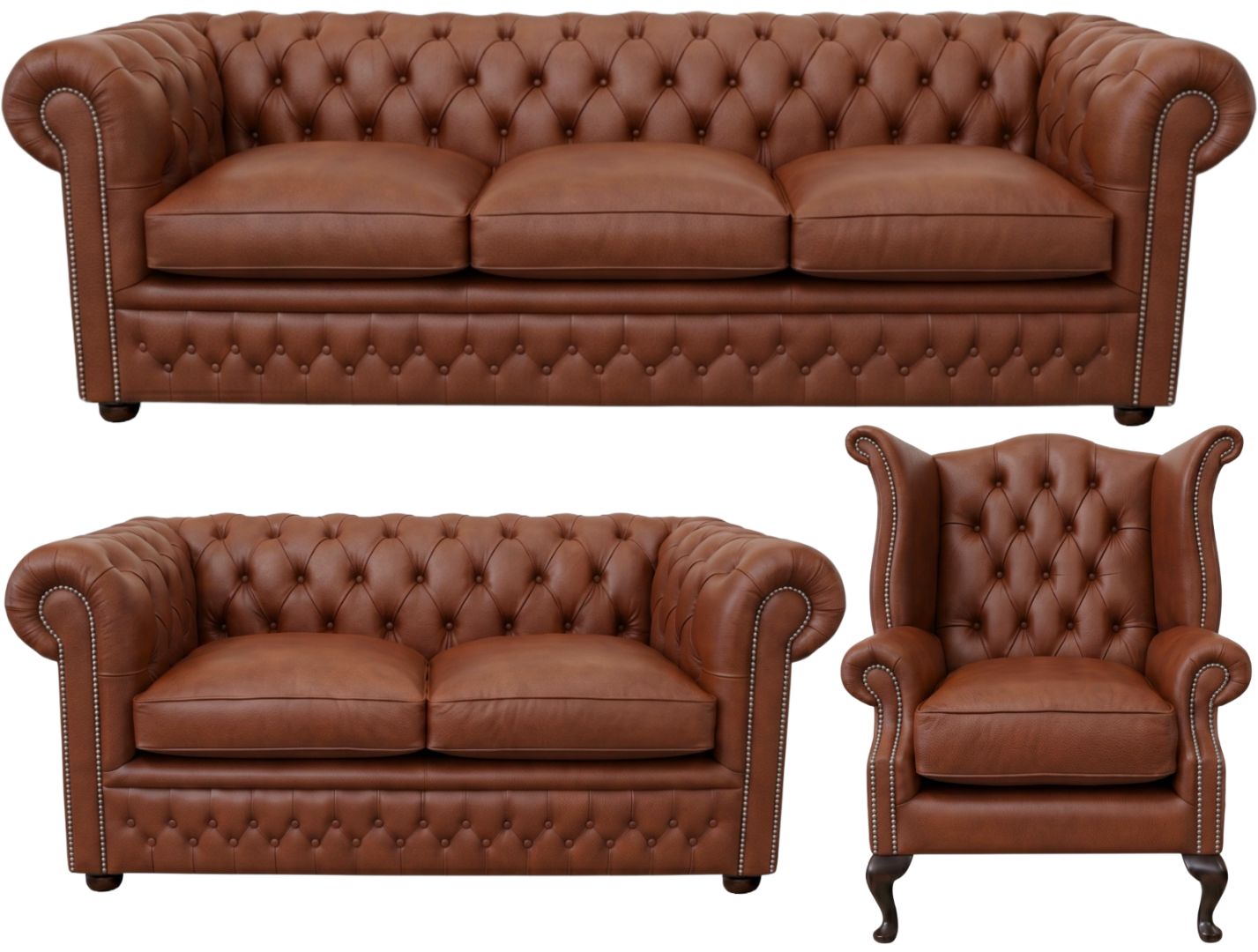 The Kensington Chesterfield 3 Piece Suite