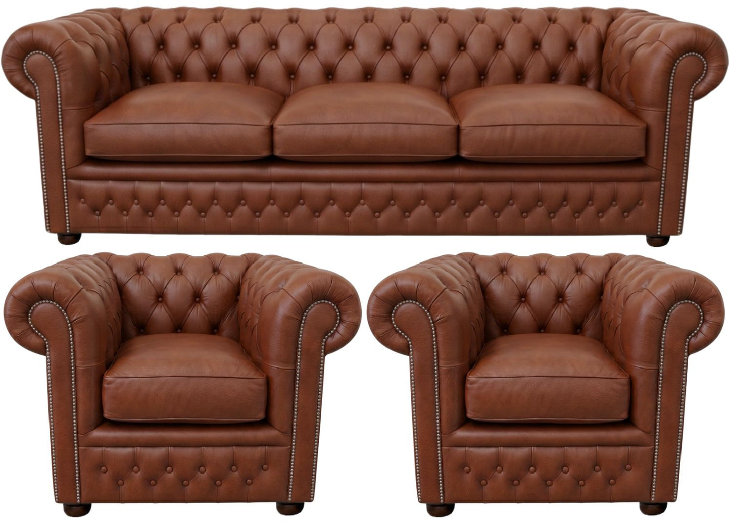 The Kensington Chesterfield 3 Piece Suite