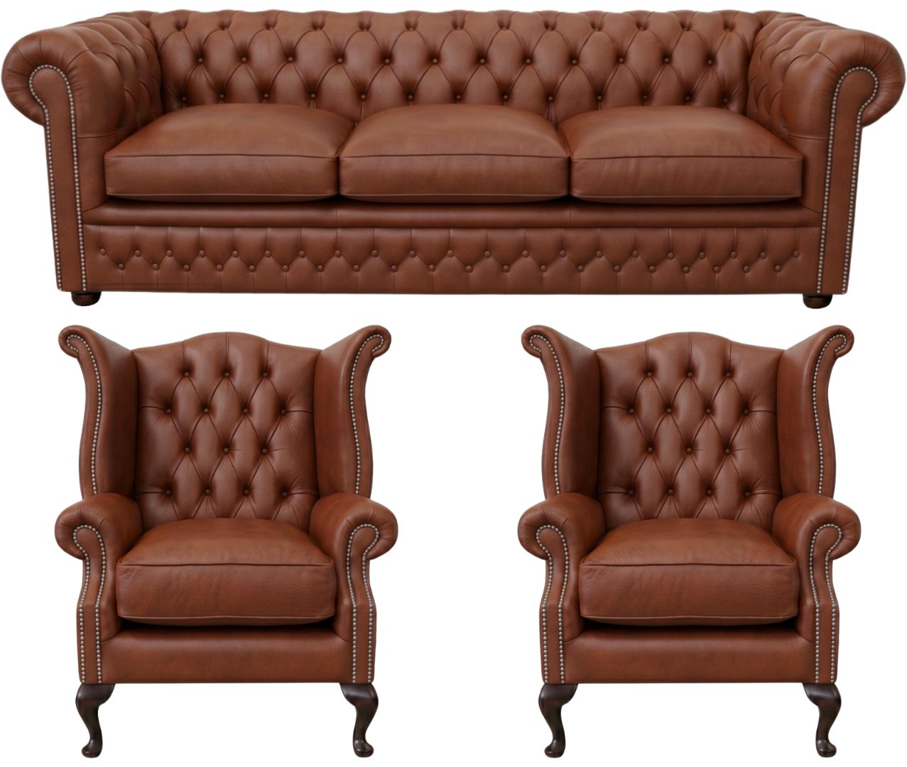 The Kensington Chesterfield 3 Piece Suite