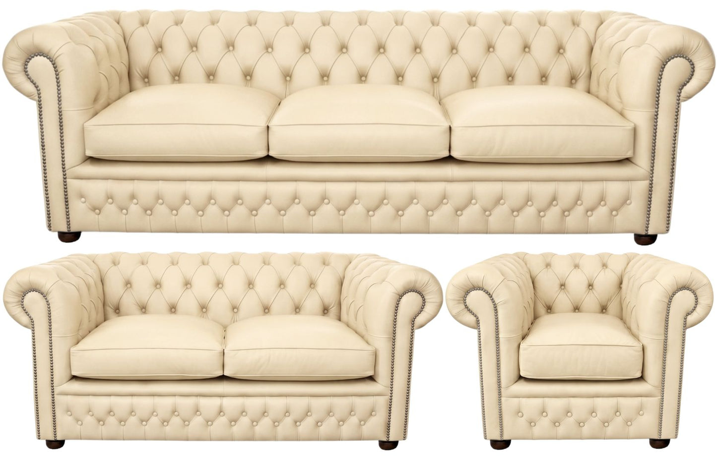 The Kensington Chesterfield 3 Piece Suite