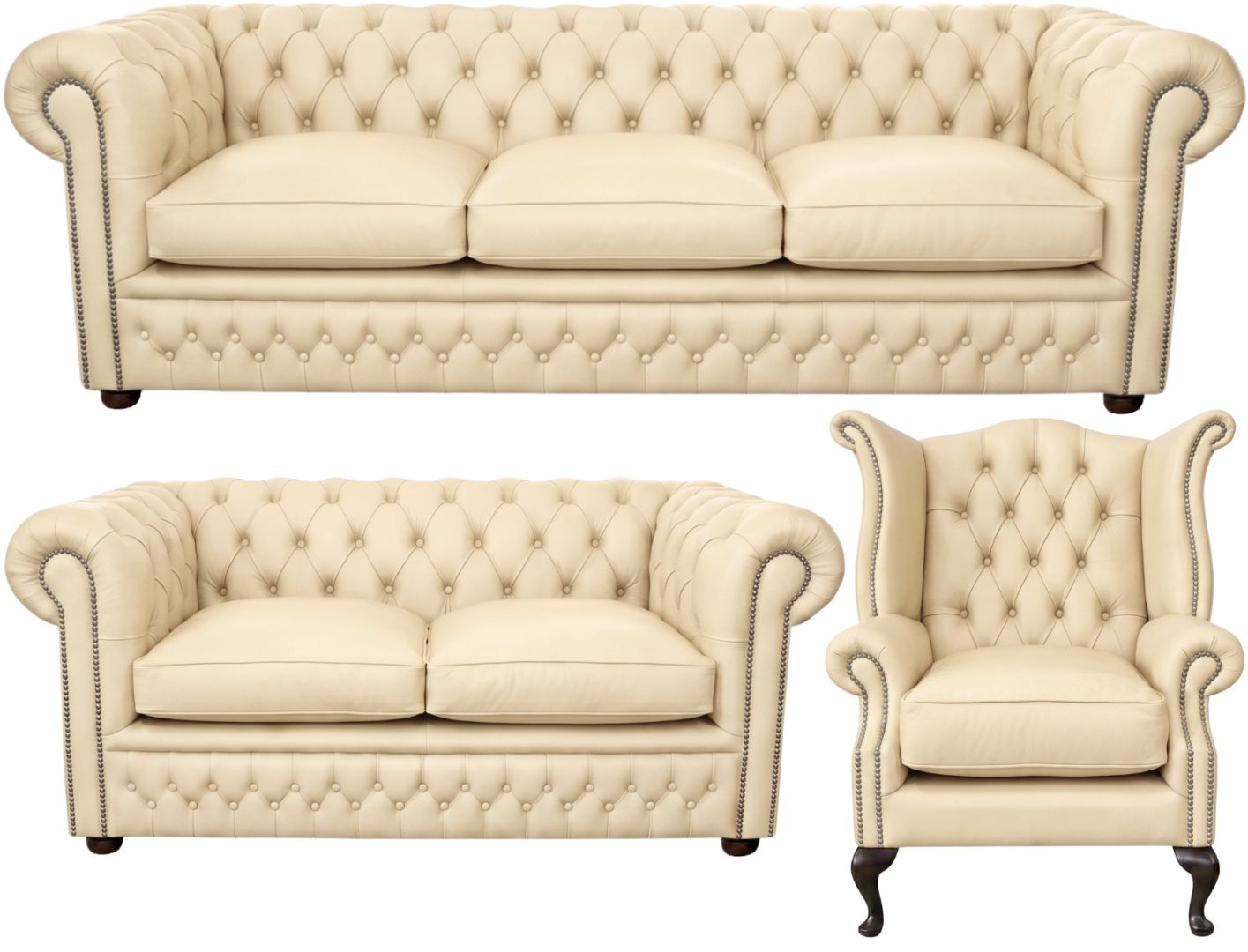 The Kensington Chesterfield 3 Piece Suite