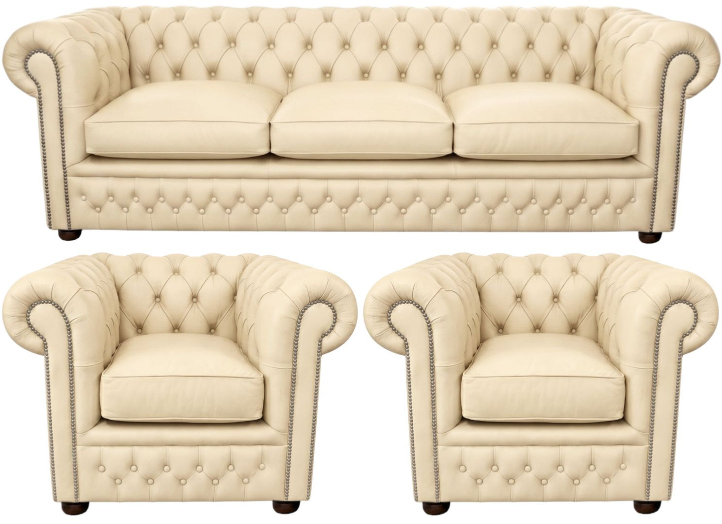 The Kensington Chesterfield 3 Piece Suite