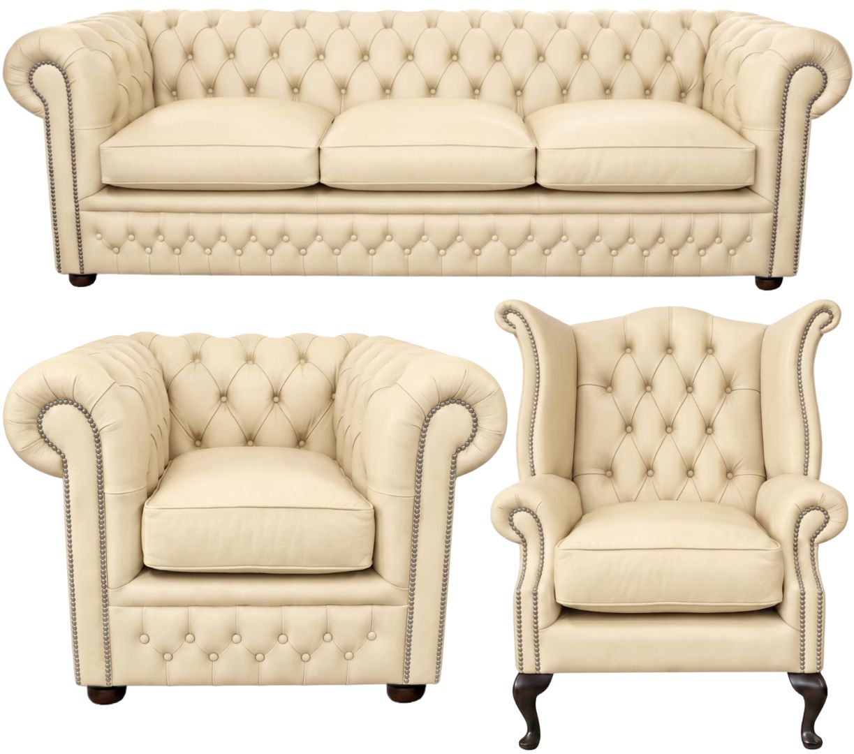 The Kensington Chesterfield 3 Piece Suite
