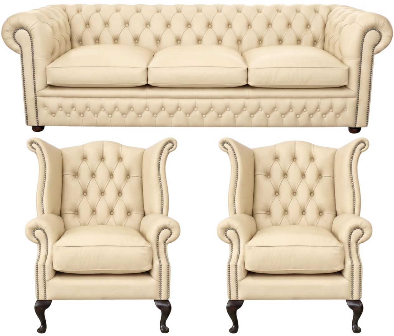 The Kensington Chesterfield 3 Piece Suite