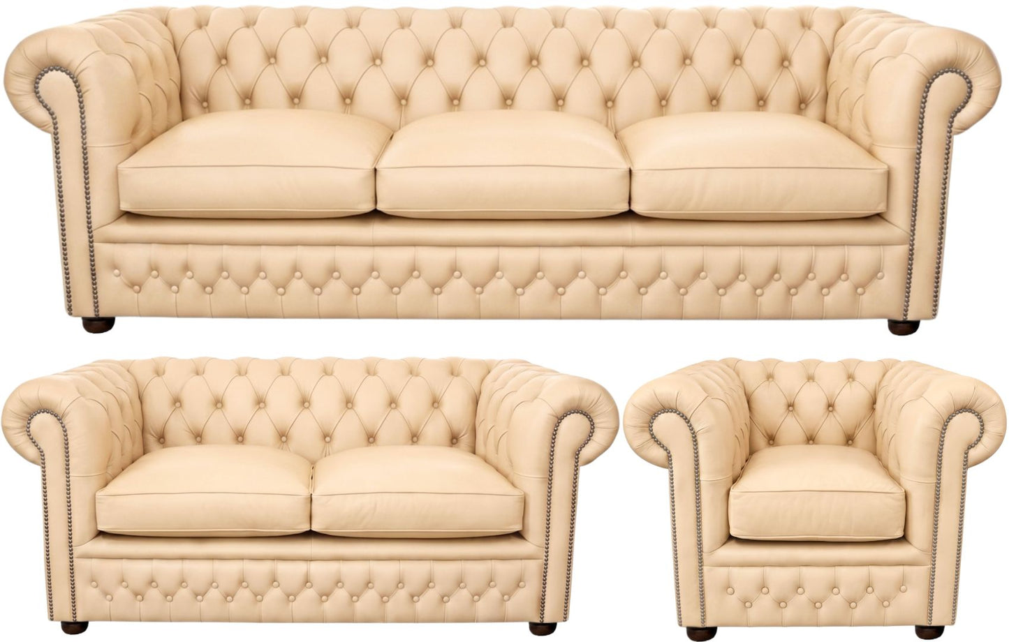 The Kensington Chesterfield 3 Piece Suite