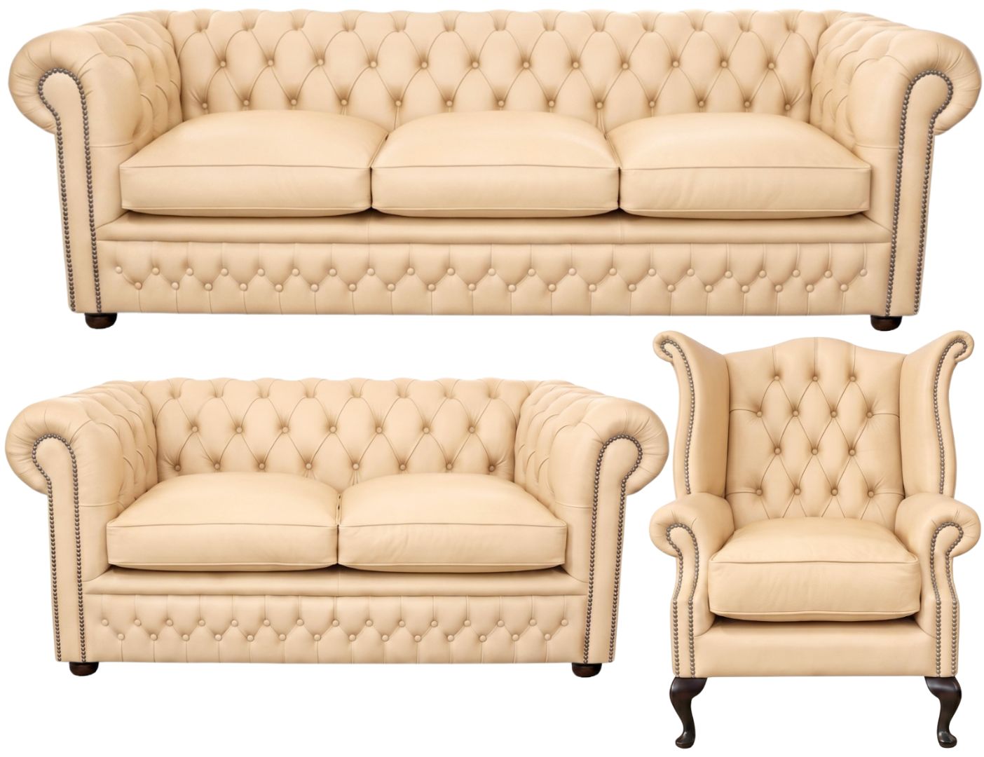 The Kensington Chesterfield 3 Piece Suite
