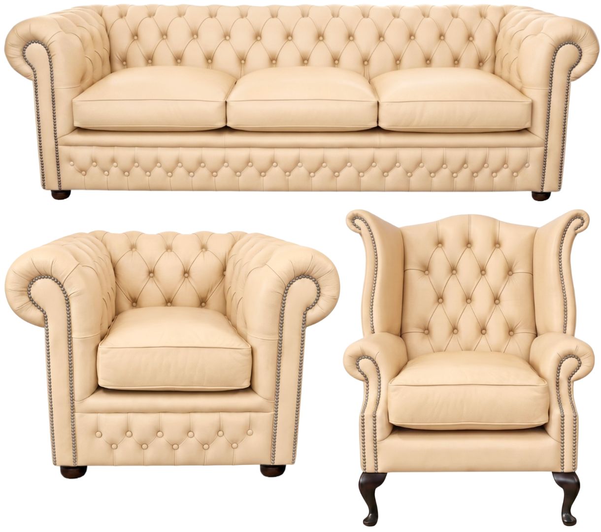 The Kensington Chesterfield 3 Piece Suite