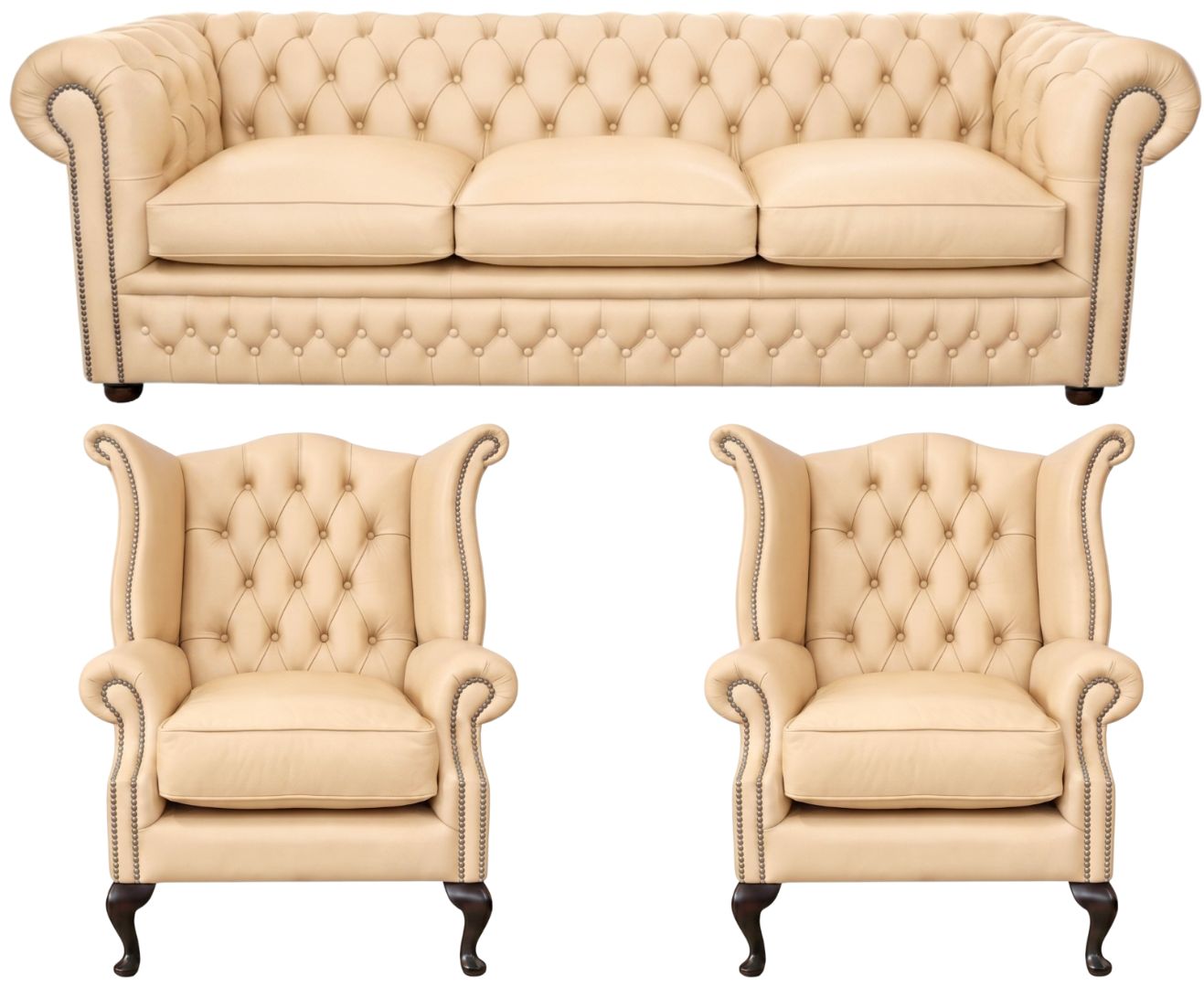 The Kensington Chesterfield 3 Piece Suite