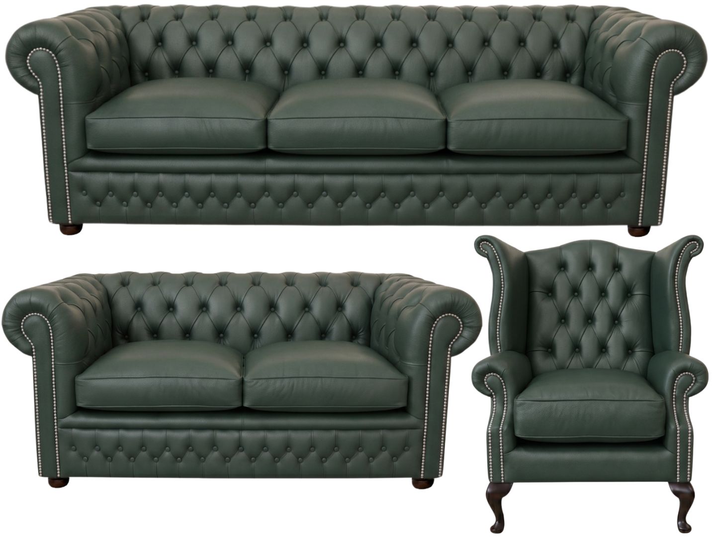 The Kensington Chesterfield 3 Piece Suite