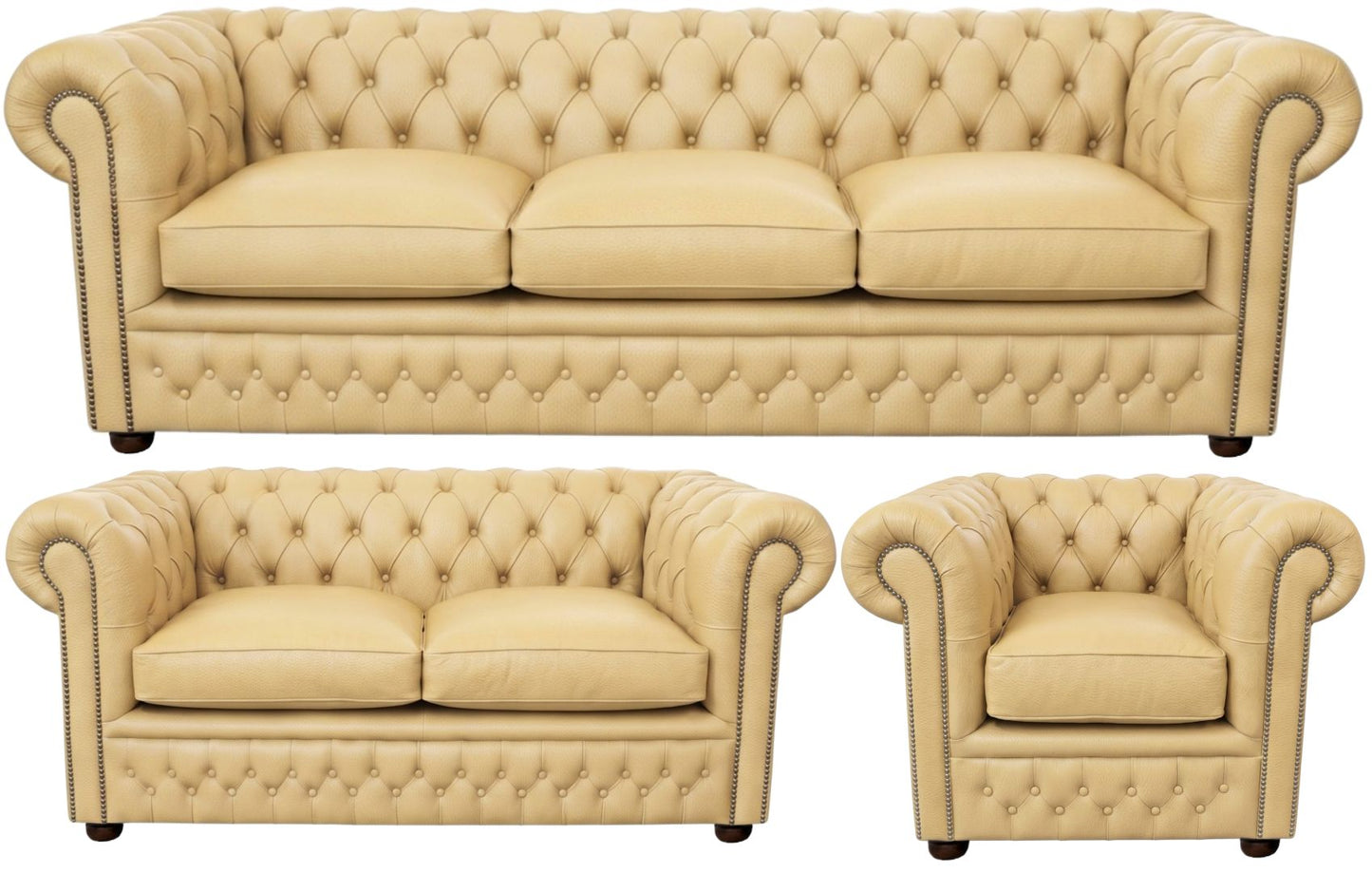 The Kensington Chesterfield 3 Piece Suite