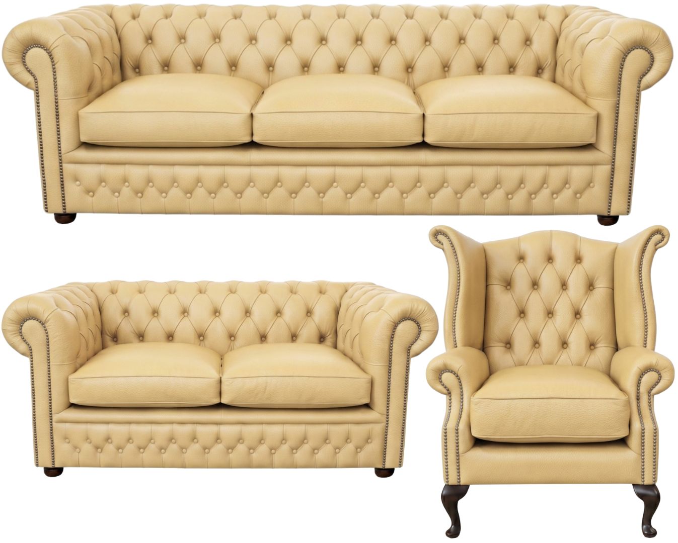 The Kensington Chesterfield 3 Piece Suite