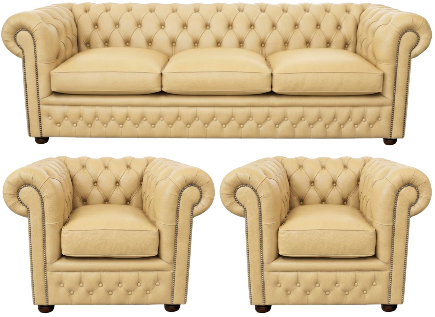 The Kensington Chesterfield 3 Piece Suite