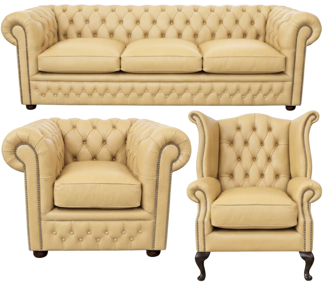 The Kensington Chesterfield 3 Piece Suite
