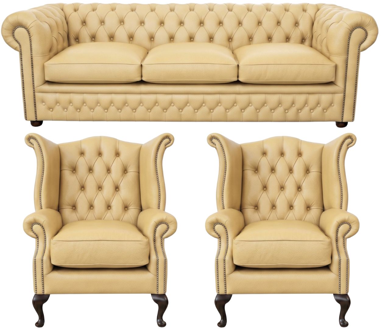 The Kensington Chesterfield 3 Piece Suite