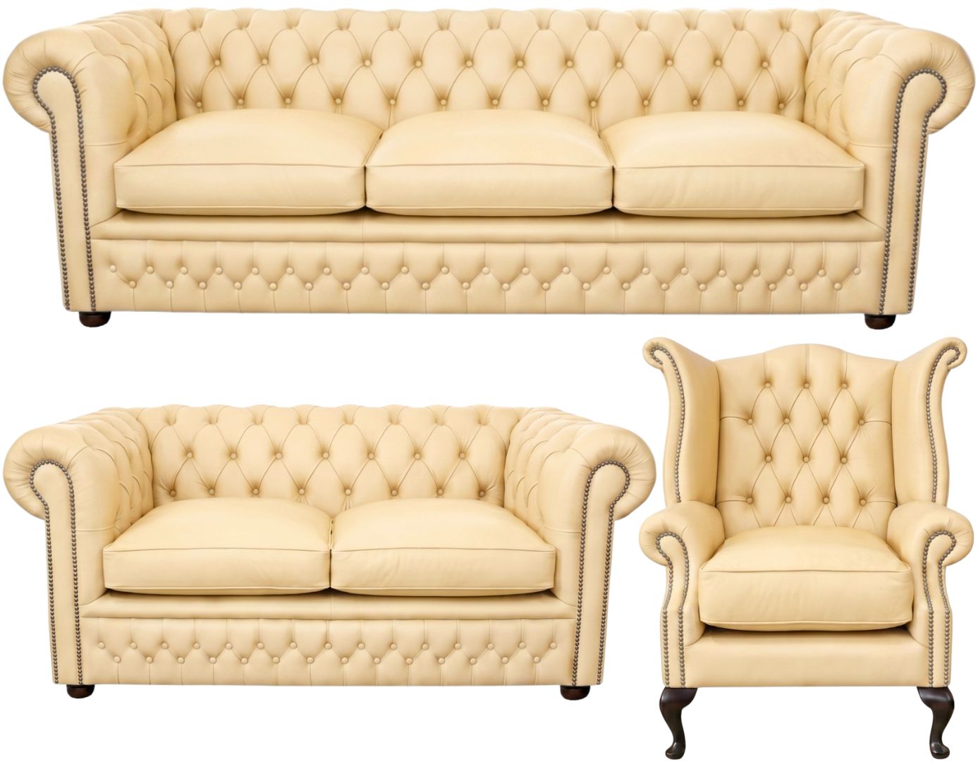 The Kensington Chesterfield 3 Piece Suite