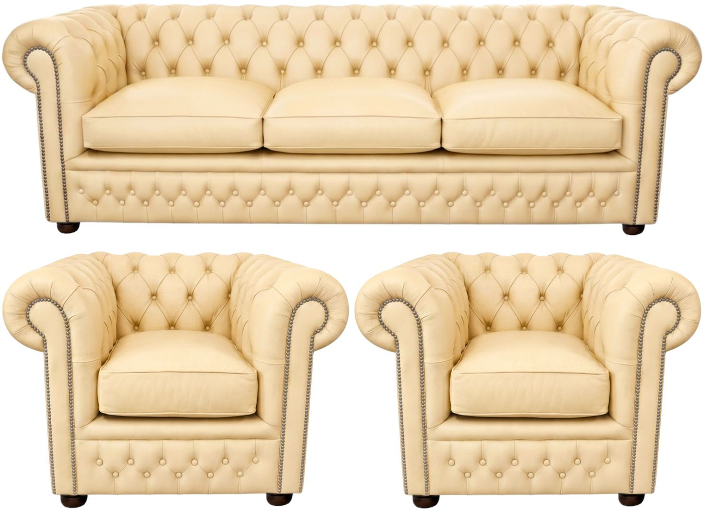 The Kensington Chesterfield 3 Piece Suite