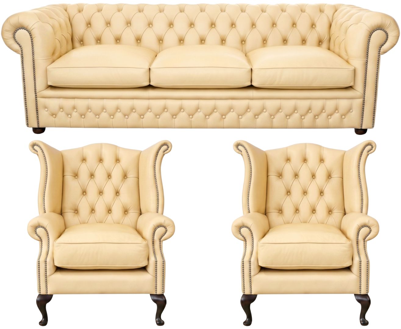The Kensington Chesterfield 3 Piece Suite