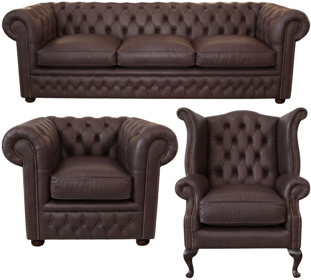 The Kensington Chesterfield 3 Piece Suite