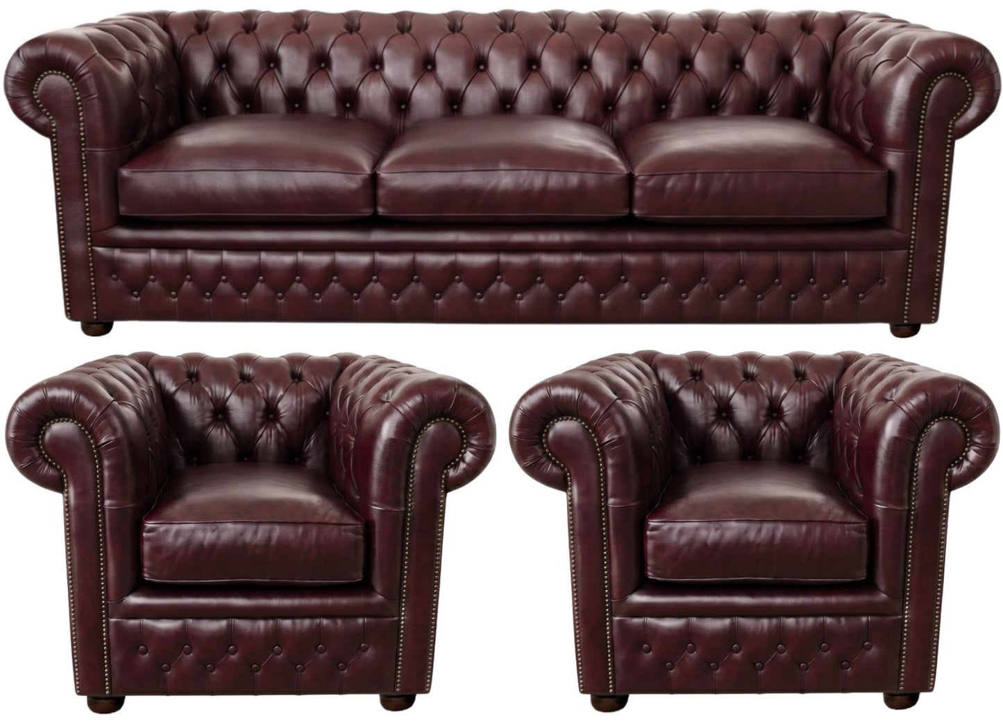 The Kensington Chesterfield 3 Piece Suite