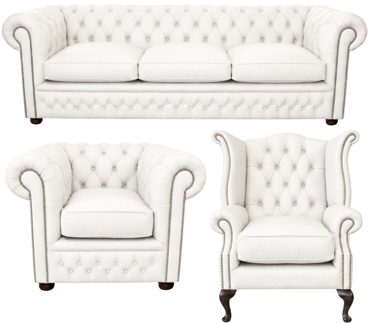 The Kensington Chesterfield 3 Piece Suite
