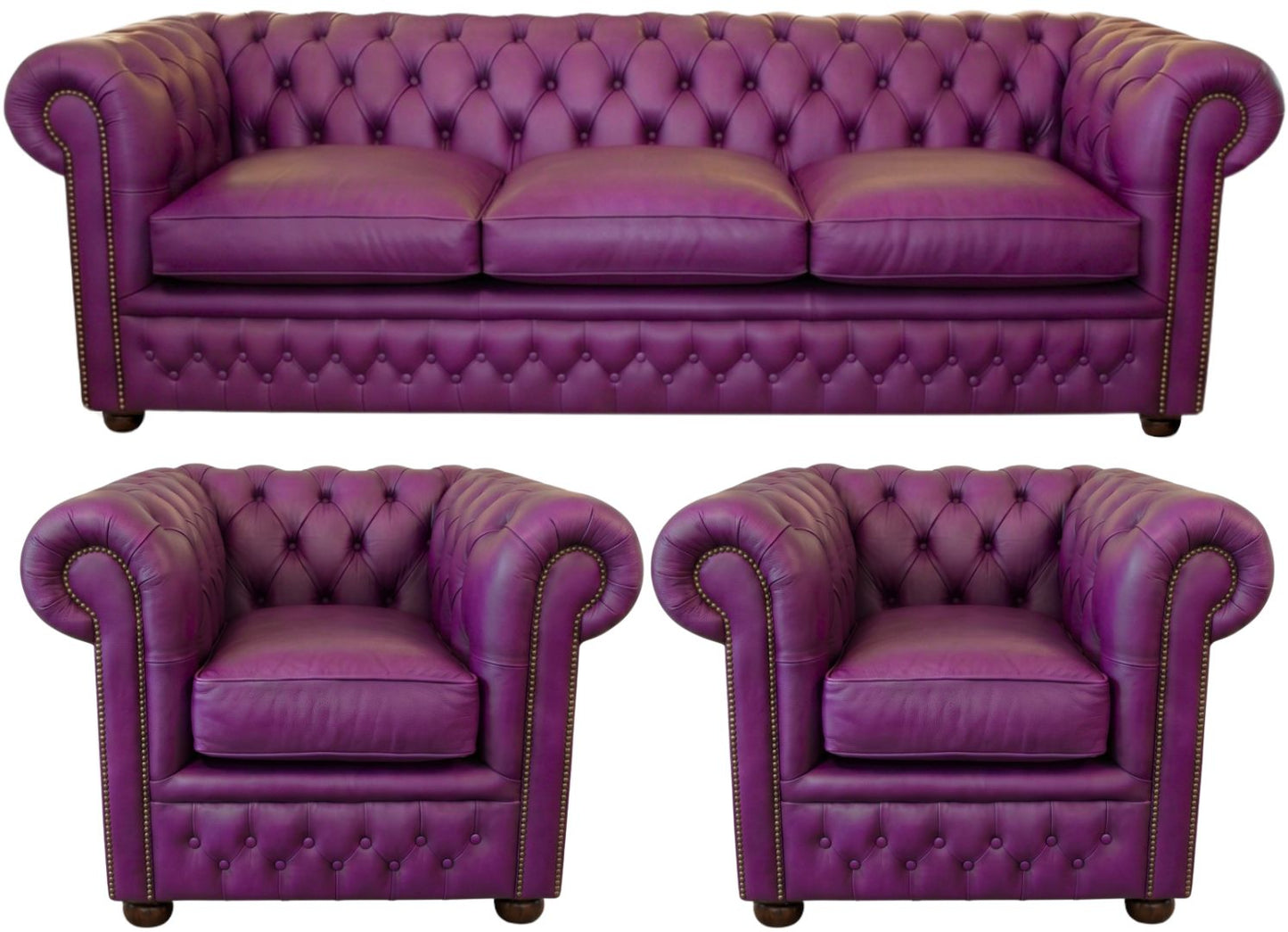 The Kensington Chesterfield 3 Piece Suite