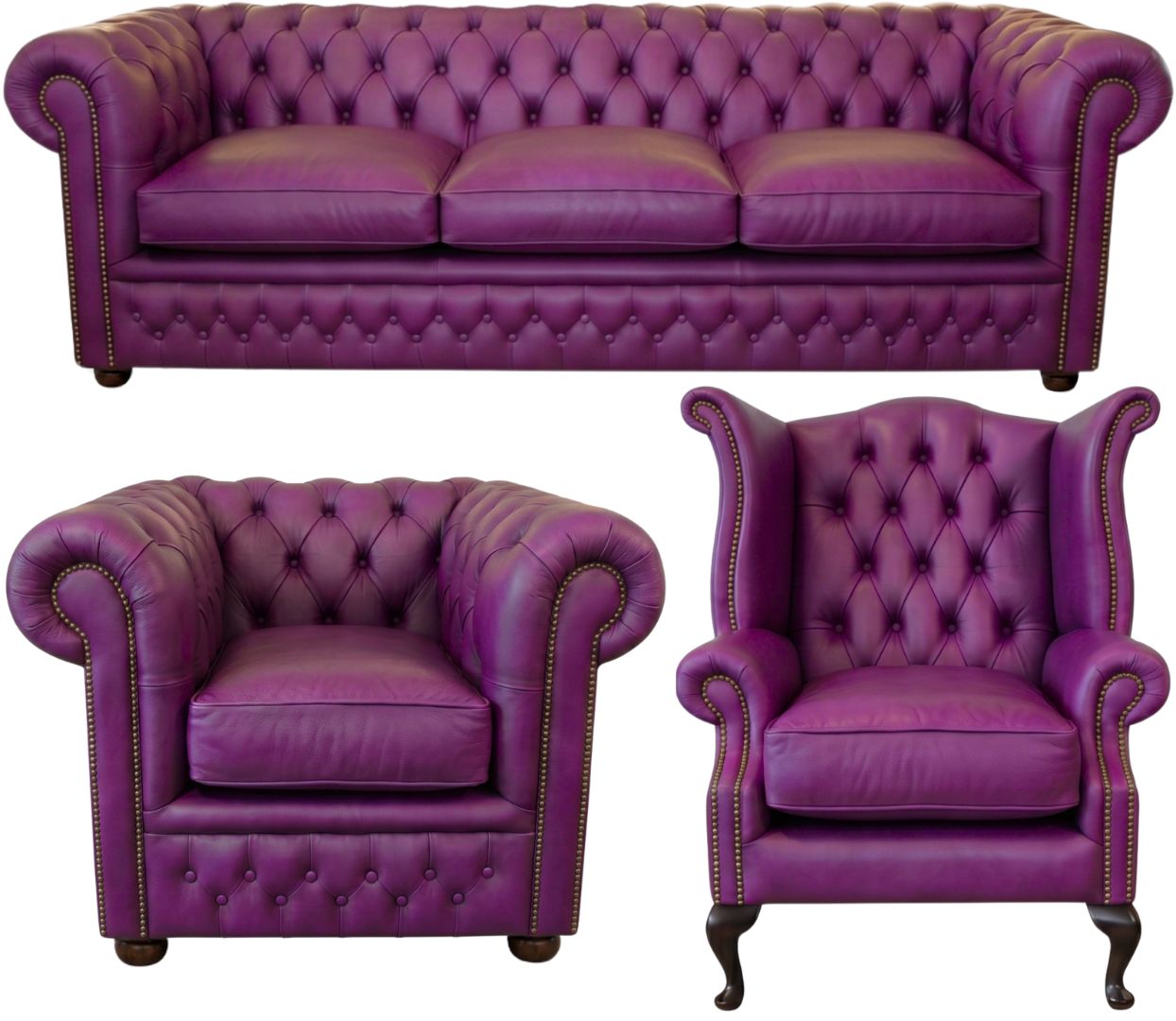 The Kensington Chesterfield 3 Piece Suite