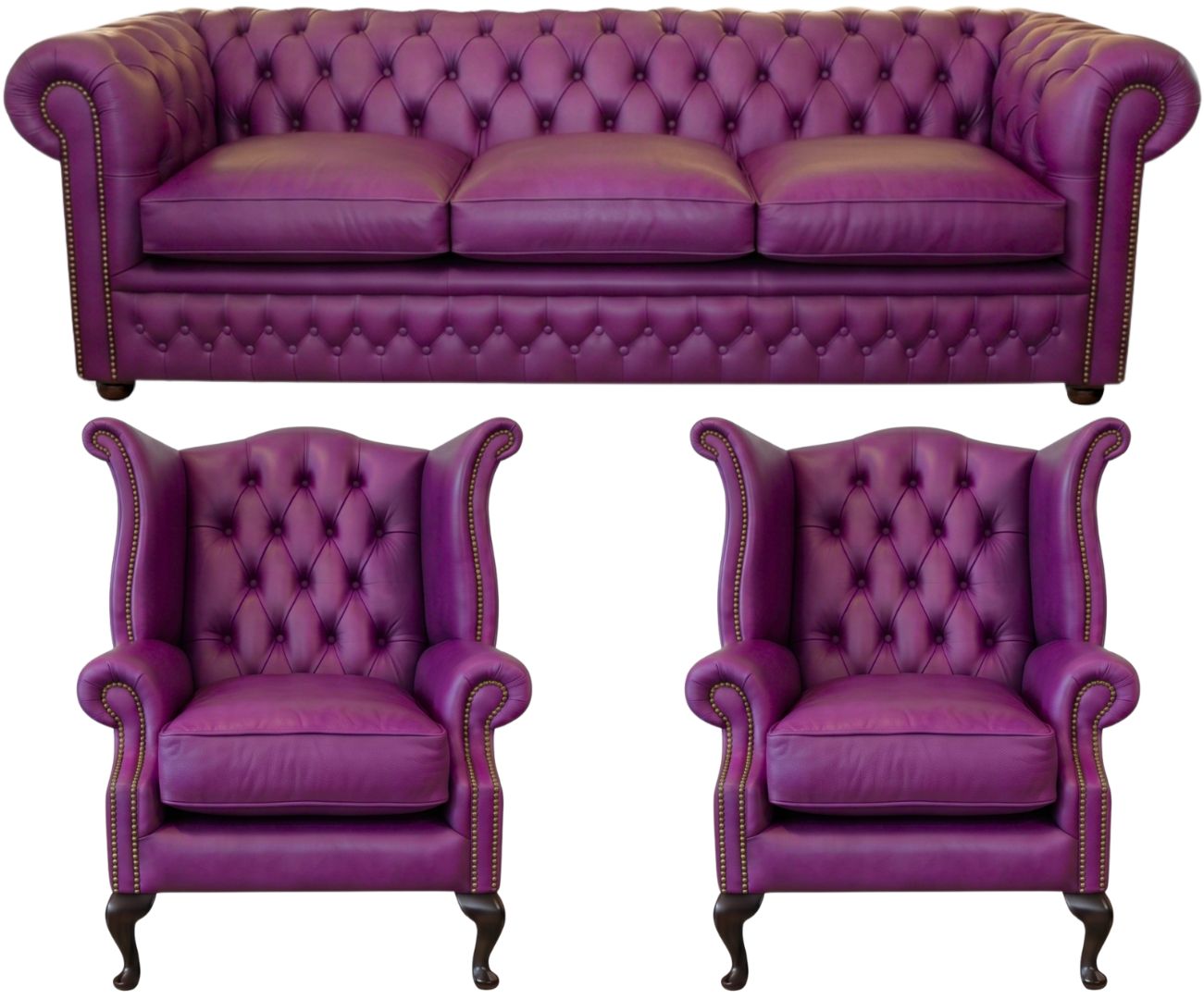 The Kensington Chesterfield 3 Piece Suite
