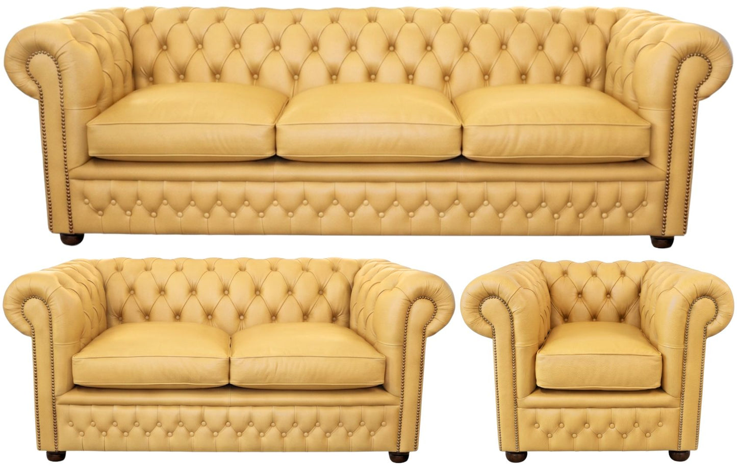 The Kensington Chesterfield 3 Piece Suite
