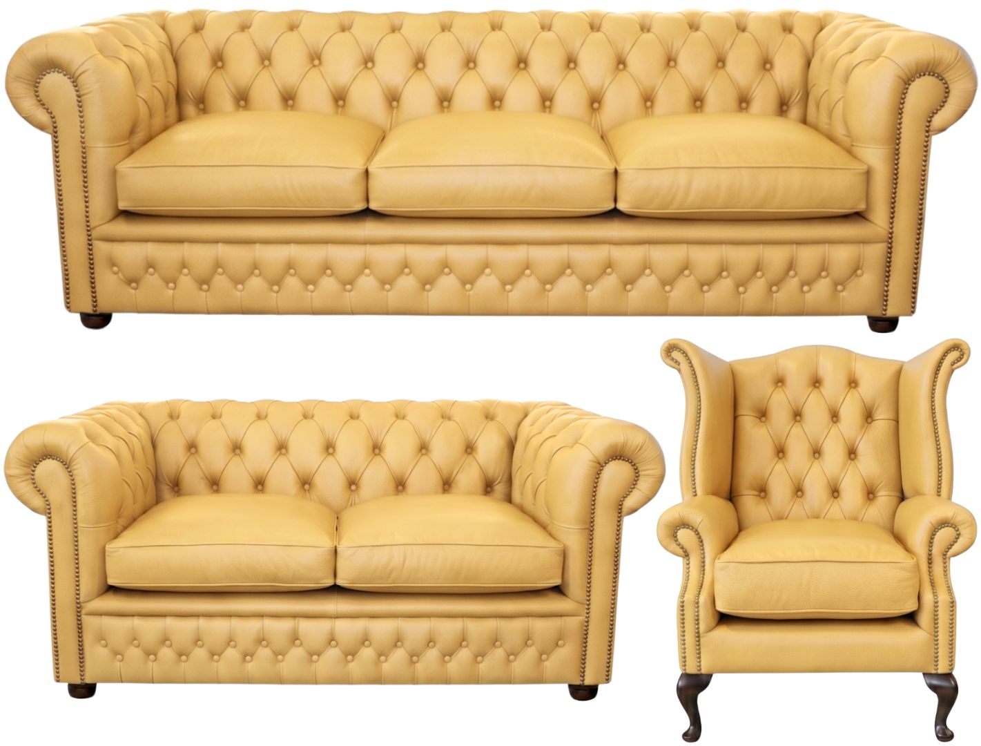 The Kensington Chesterfield 3 Piece Suite