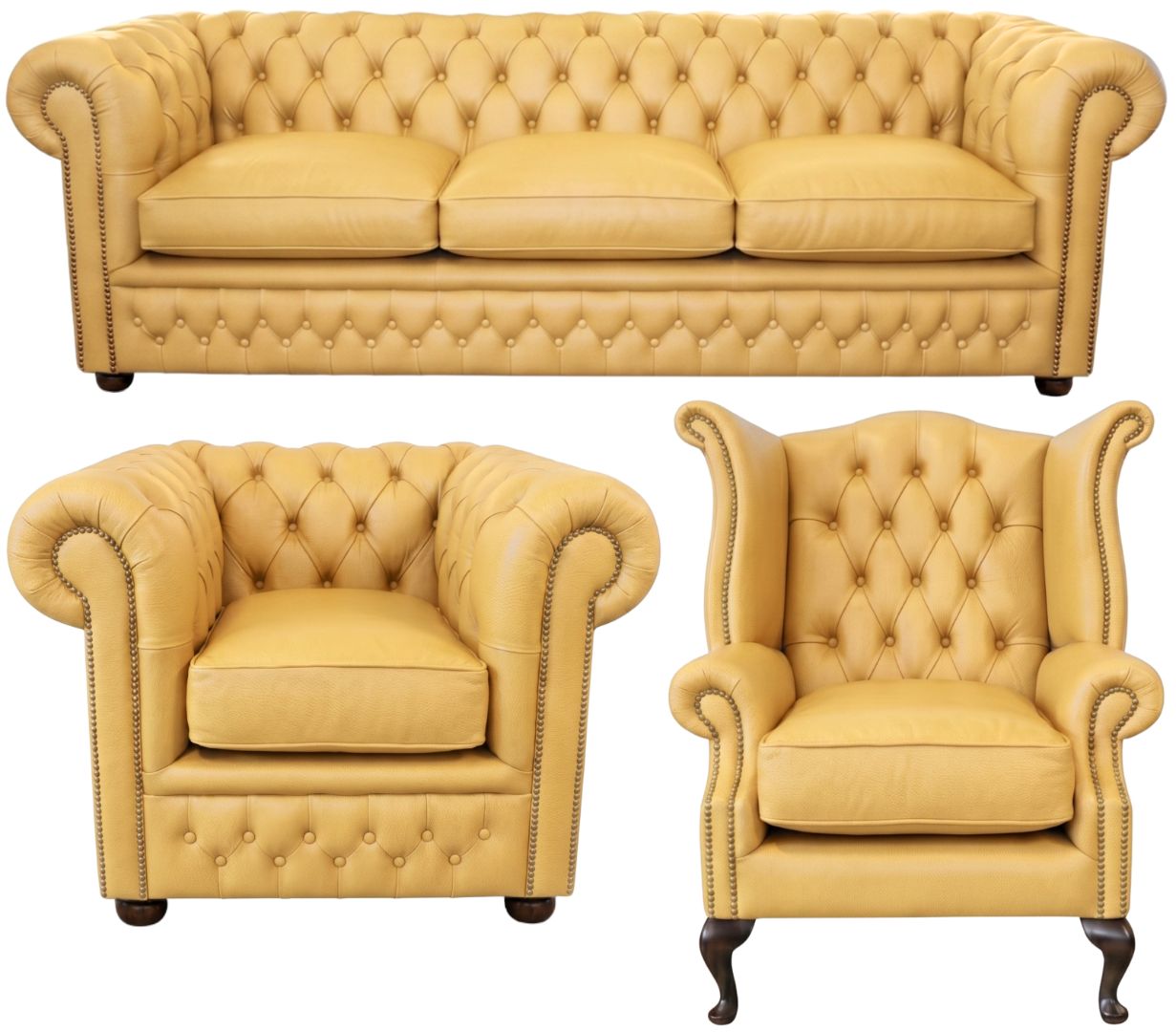 The Kensington Chesterfield 3 Piece Suite