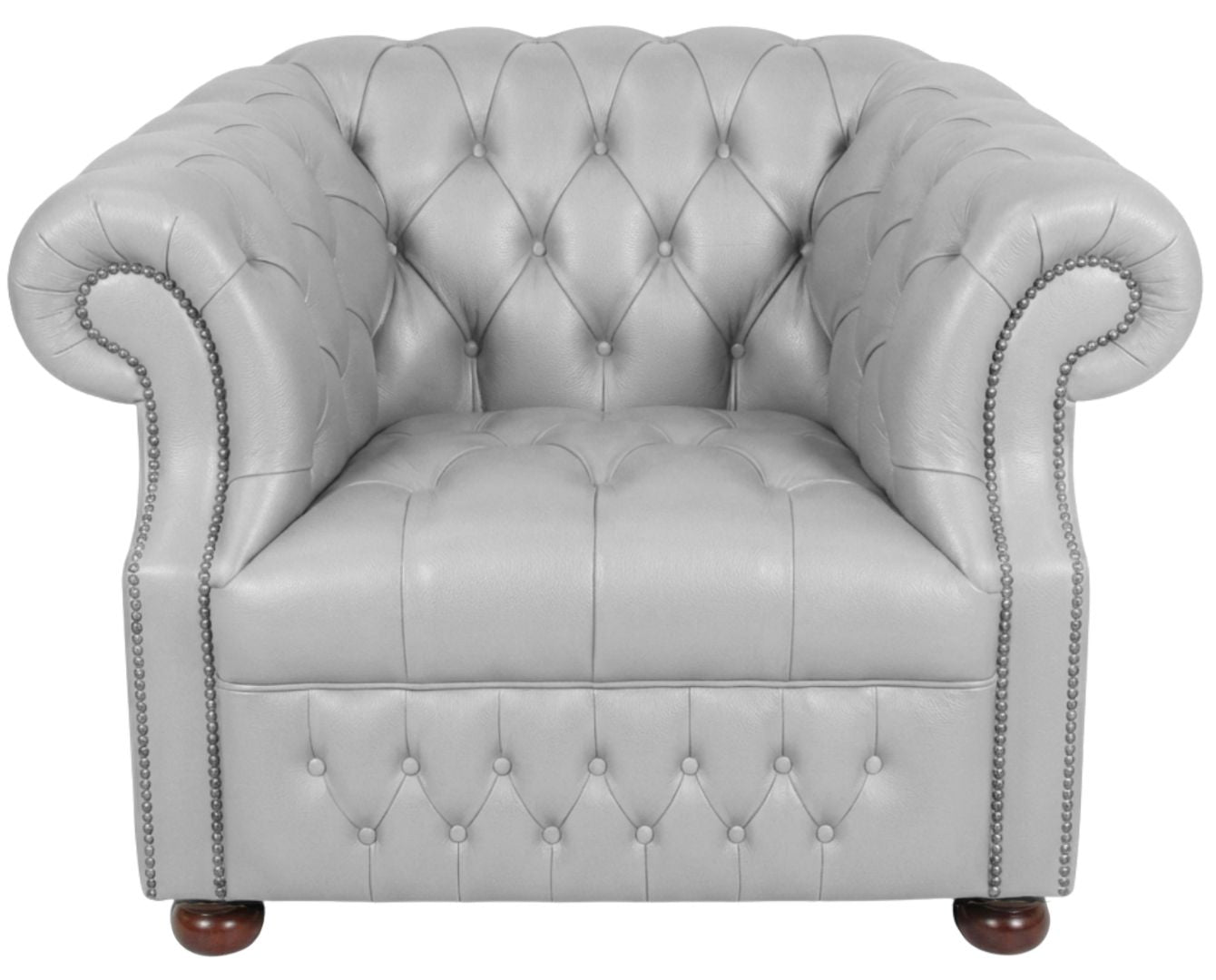 Rothwell Club Chair Seater Leather Chesterfield Sofa | Fully Tufted