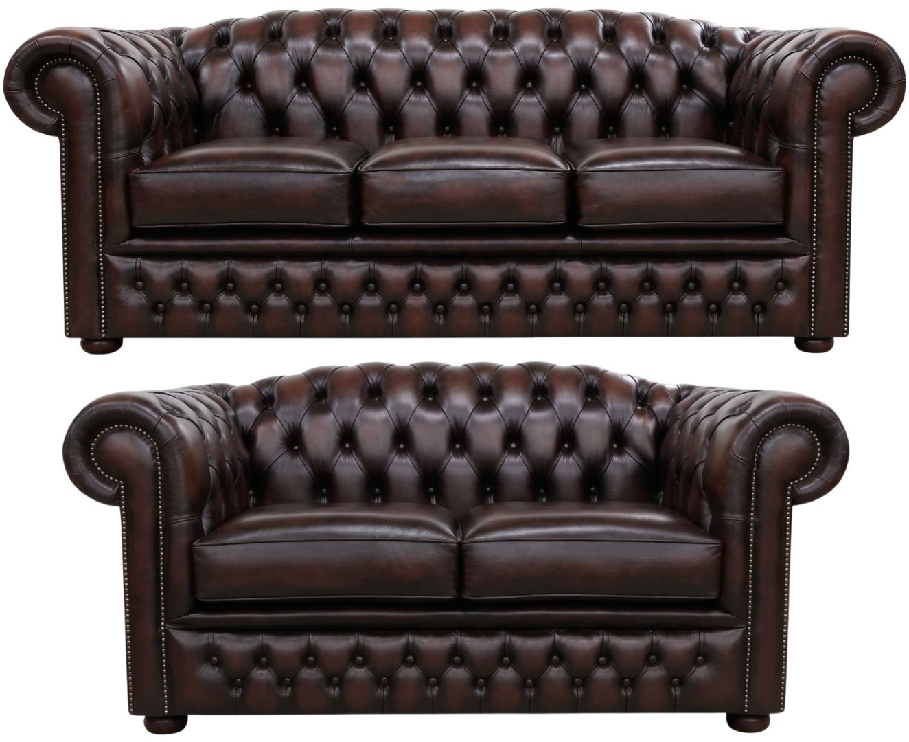 The Royale Chesterfield 3 Piece Suite