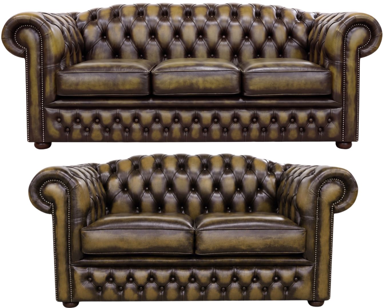 The Royale Chesterfield 3 Piece Suite