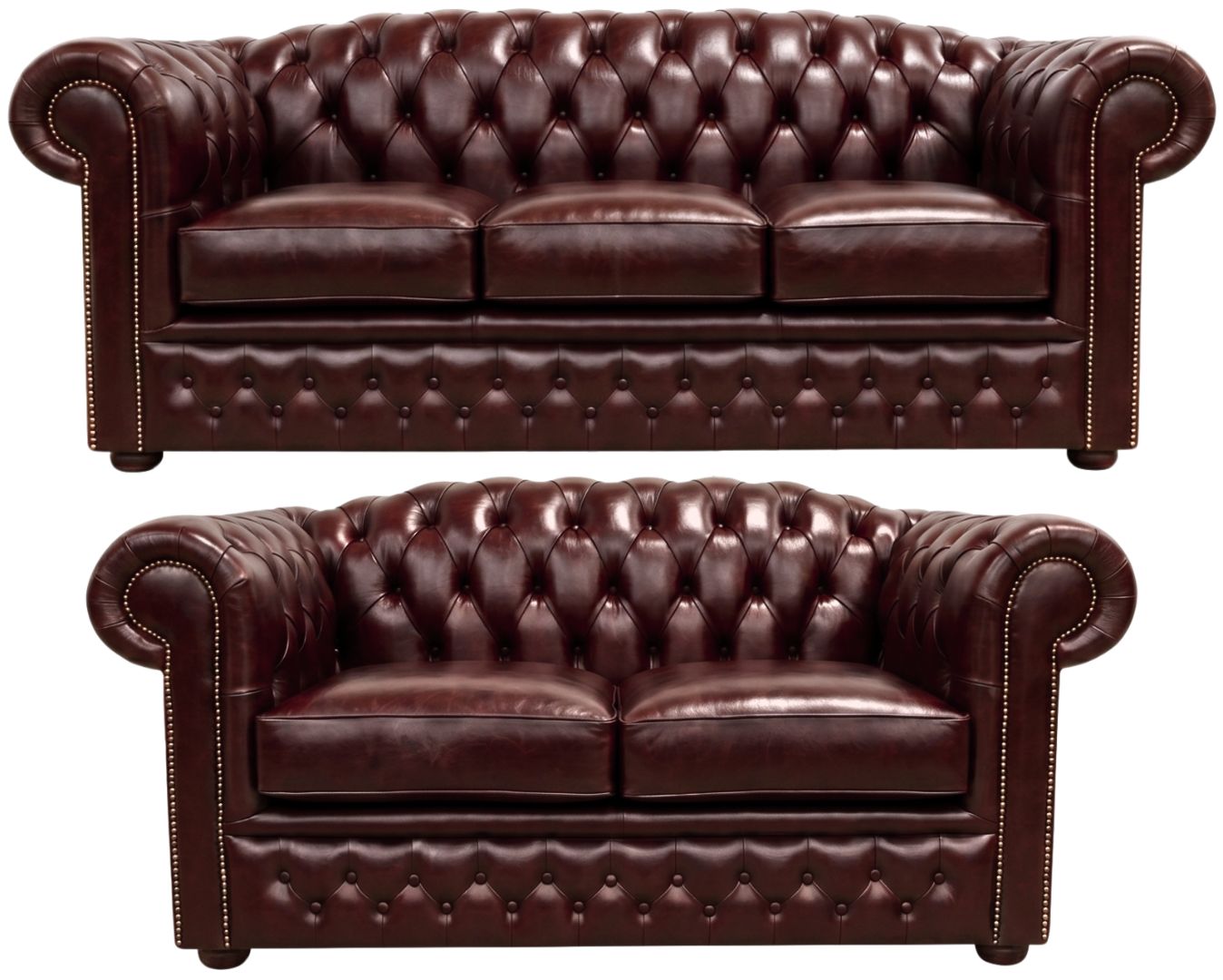 The Royale Chesterfield 3 Piece Suite
