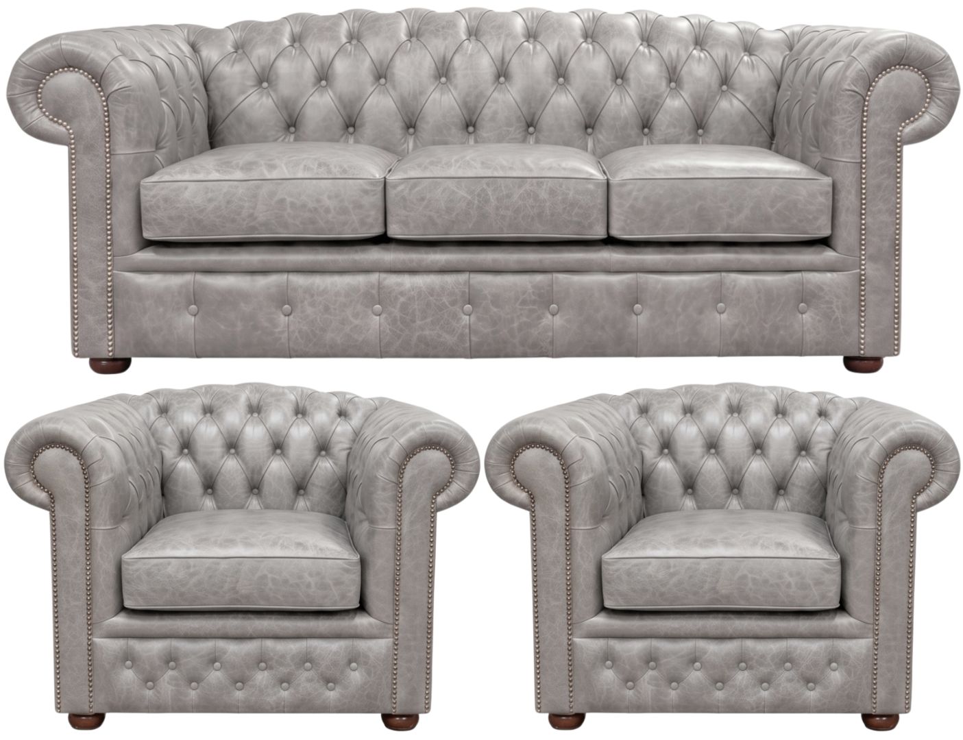 The Royale Chesterfield 3 Piece Suite