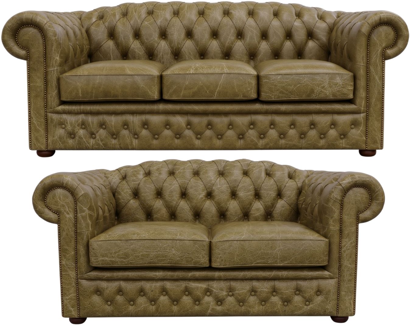 The Royale Chesterfield 3 Piece Suite