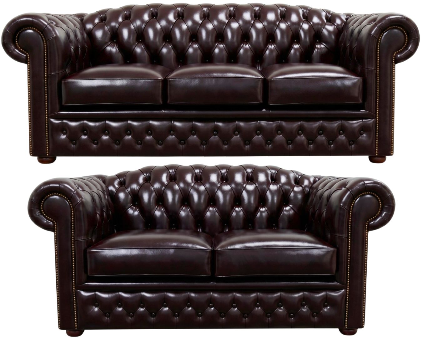 The Royale Chesterfield 3 Piece Suite