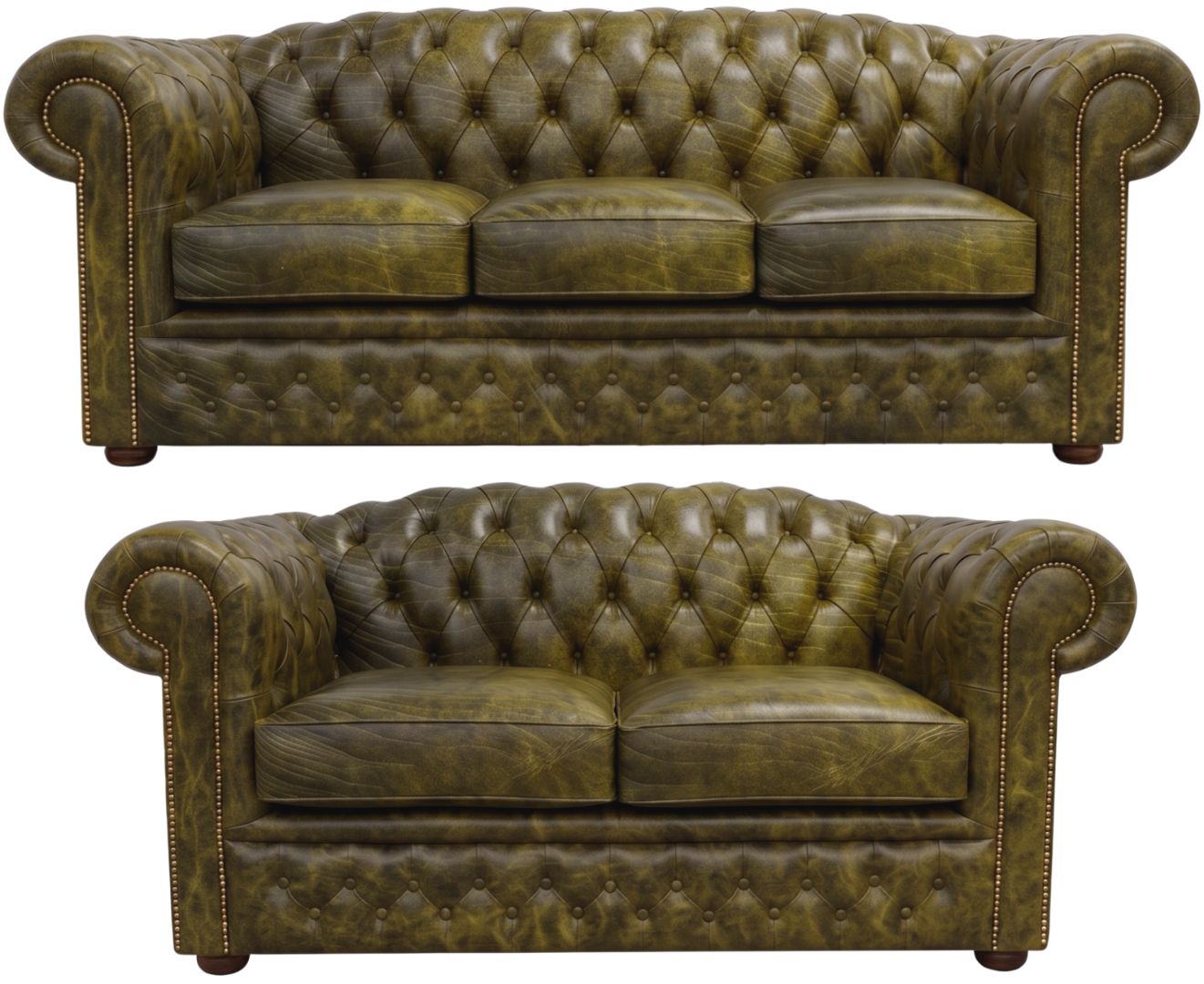 The Royale Chesterfield 3 Piece Suite