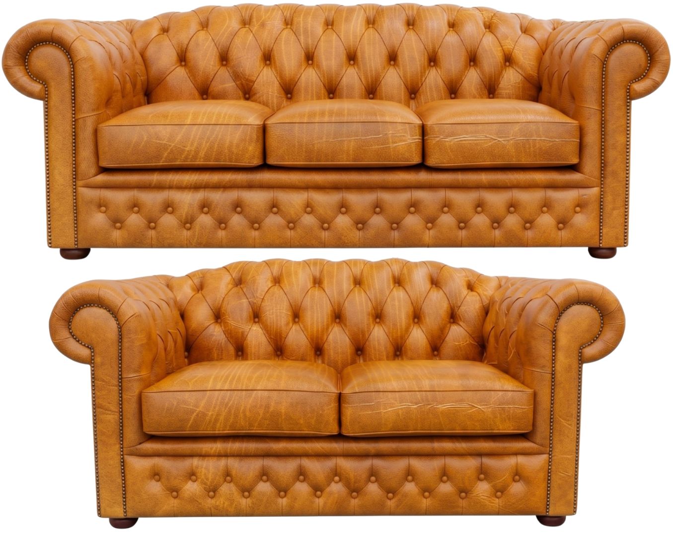 The Royale Chesterfield 3 Piece Suite