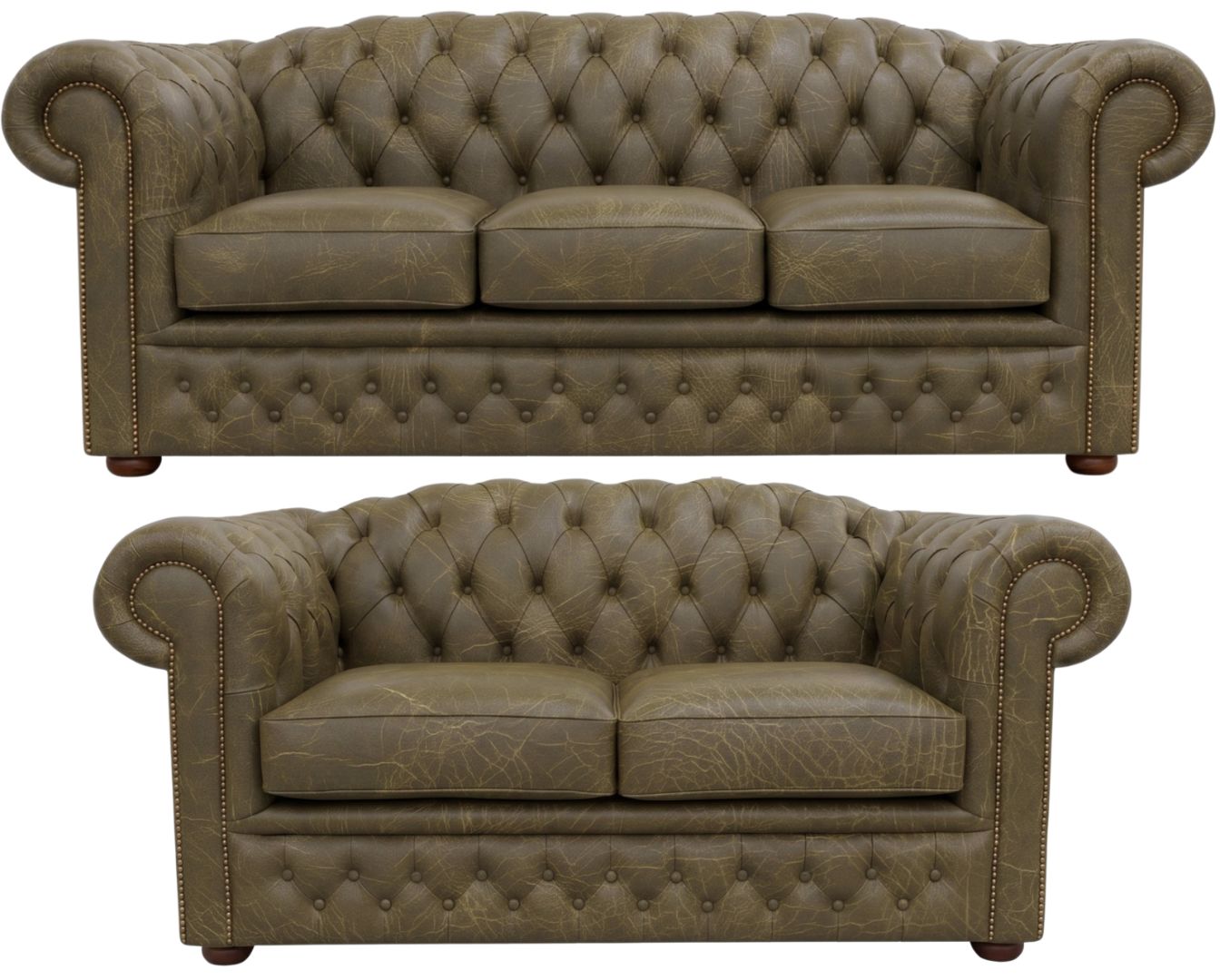 The Royale Chesterfield 3 Piece Suite