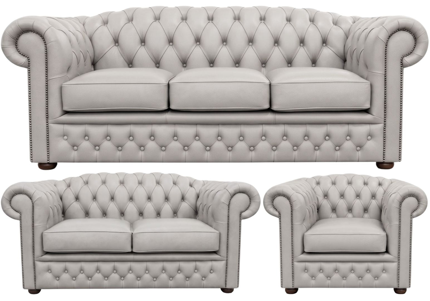 The Royale Chesterfield 3 Piece Suite