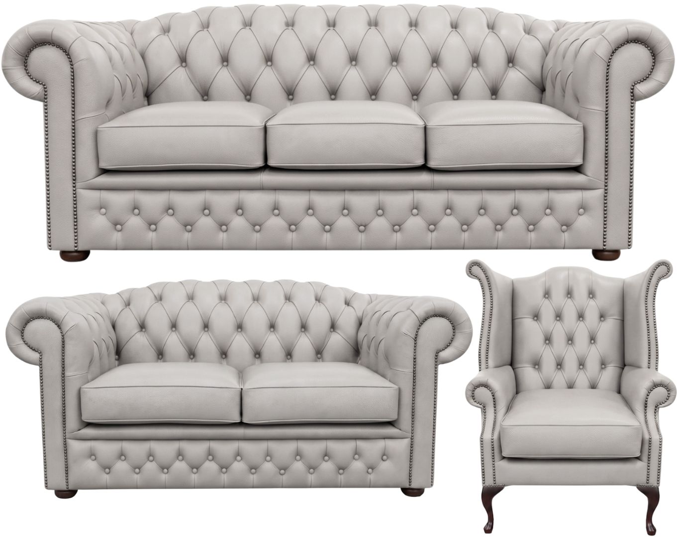 The Royale Chesterfield 3 Piece Suite