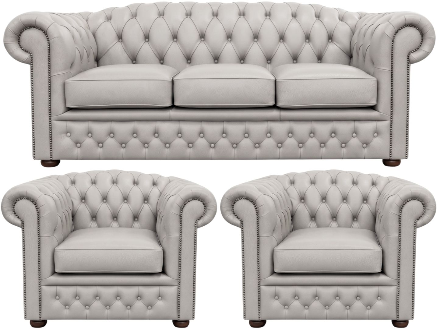 The Royale Chesterfield 3 Piece Suite