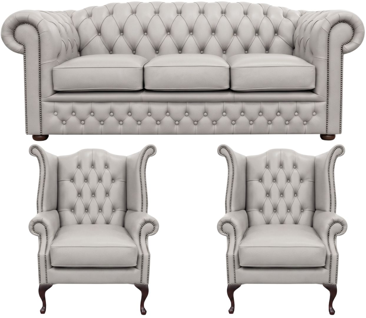 The Royale Chesterfield 3 Piece Suite