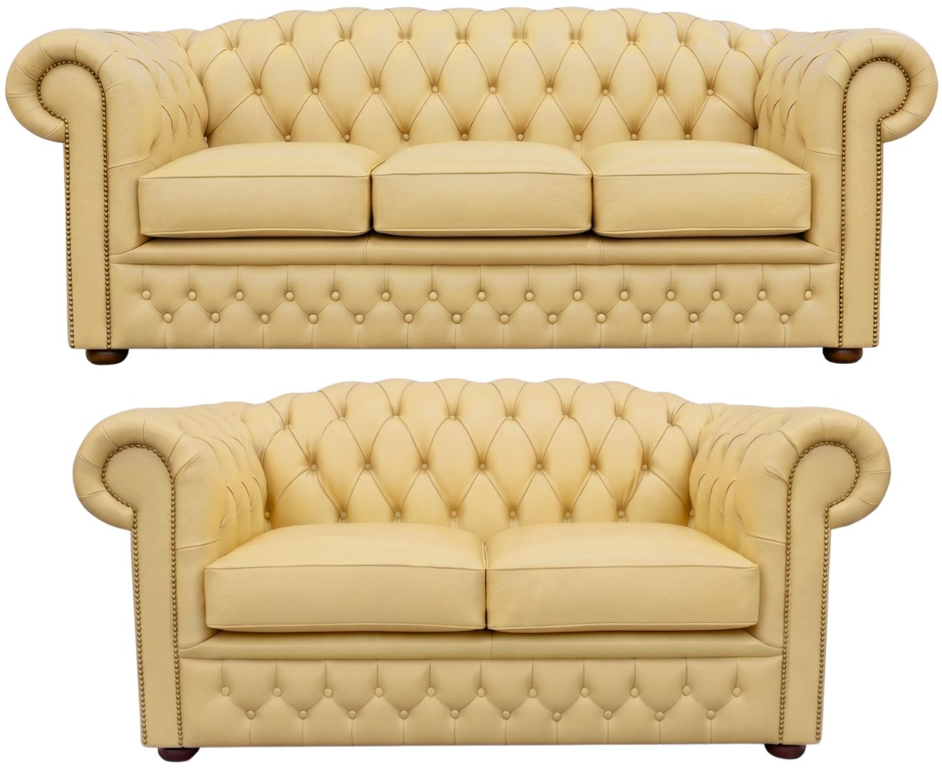 The Royale Chesterfield 3 Piece Suite