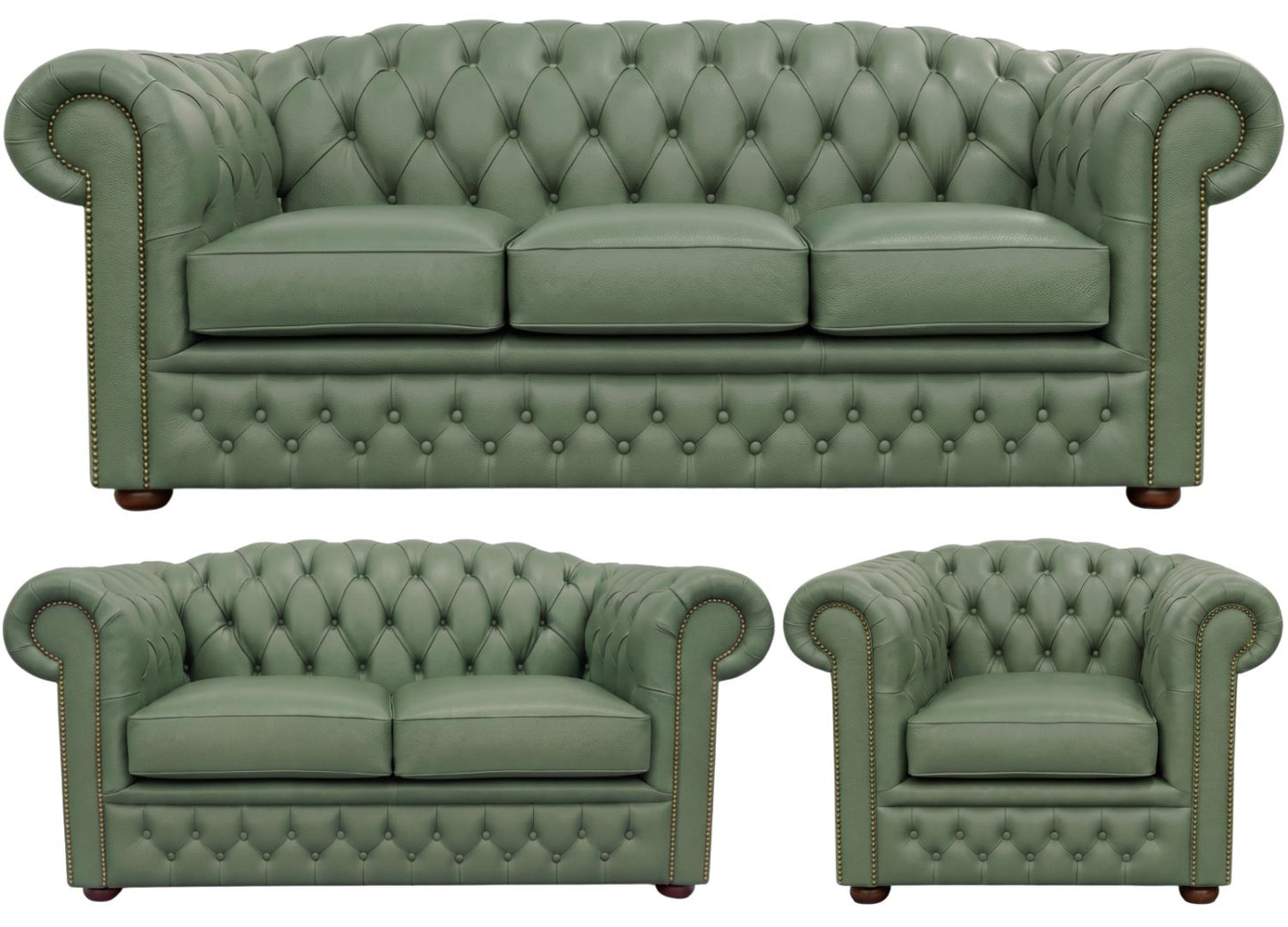 The Royale Chesterfield 3 Piece Suite